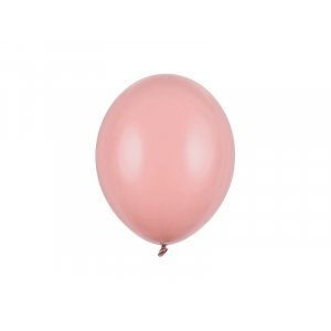 Pastellballonger - Premium 27 cm - Mrk smutsrosa - 100-pack