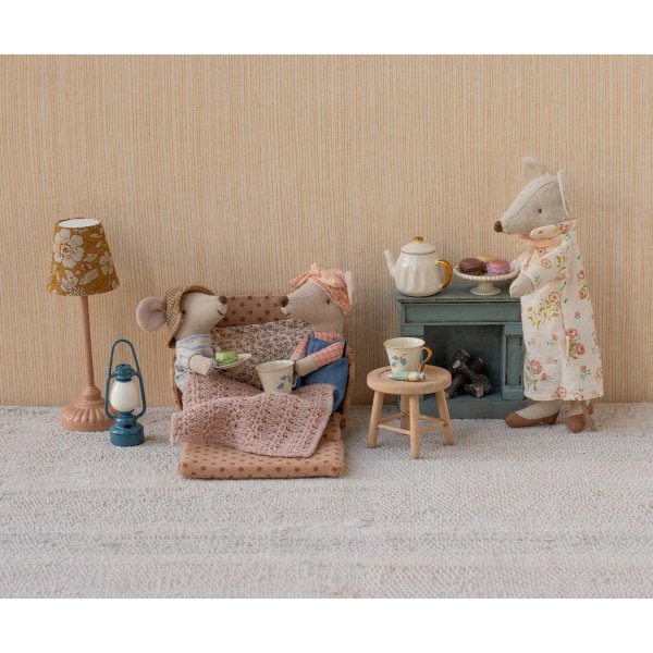 Bäddsoffa - Maileg - Brun med prickar Bäddsoffa - Maileg - Brun med prickar