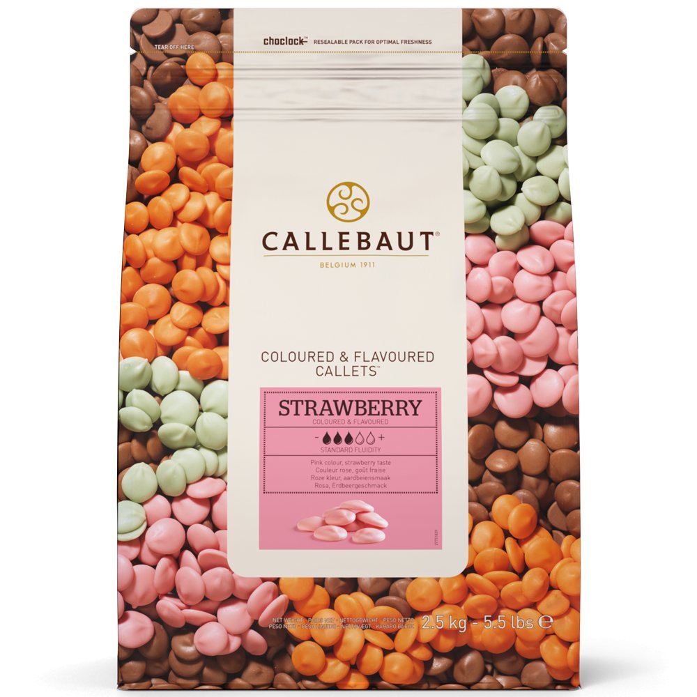 Callebaut Choklad Apelsin (Orange) 2,5kg - Vit Choklad, Choklad