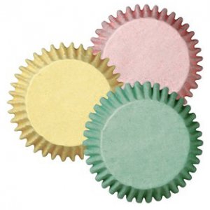 Minimuffinsformar - Mix - Pastell - 100-pack