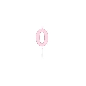 T�rtljus - Pastellrosa - 4,5 cm