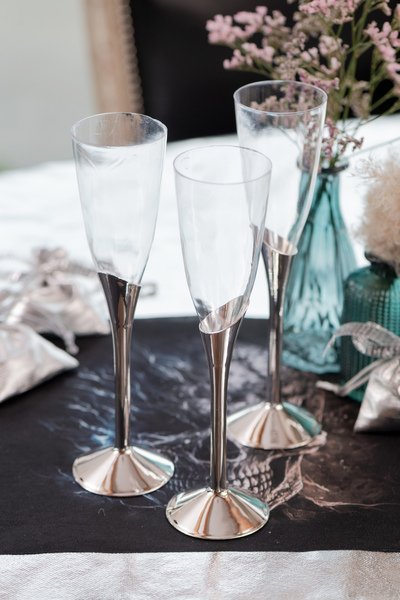 Champagneglas - 6-pack - Silver Champagneglas - 6-pack - Silver