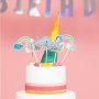 T�rtdekorationer - Unicorn - 5 pack