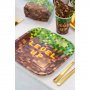 Papptallrikar - Pixel Level Up - 8-pack - 23 cm