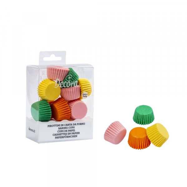 Minimuffinsformar/stora knäckformar - Blandade Färger - 200-pack Minimuffinsformar/stora knäckformar - Blandade Färger - 200-pack