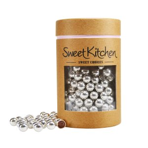 Chokladkulor - Silver- Diameter ca 1 cm - SweetKitchen - 70g