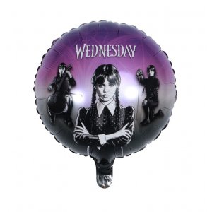 Folieballong - Wednesday - Rund - 43 cm Folieballong - Wednesday - Rund - 43 cm