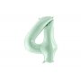 Sifferballong 0-9, pastellf�rgad gr�n 72cm