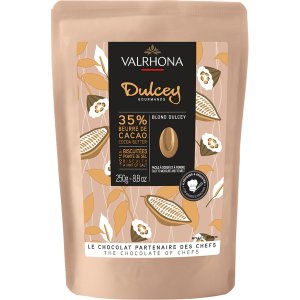 Vit choklad - Dulcey Karamelliserad - 250g - Valrhona
