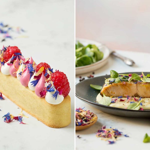 Ätbara blommor - Torkade - Sommarfärger Ätbara blommor - Torkade - Sommarfärger