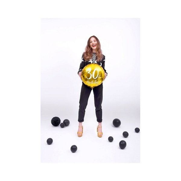 Folieballong Guld 30 �r