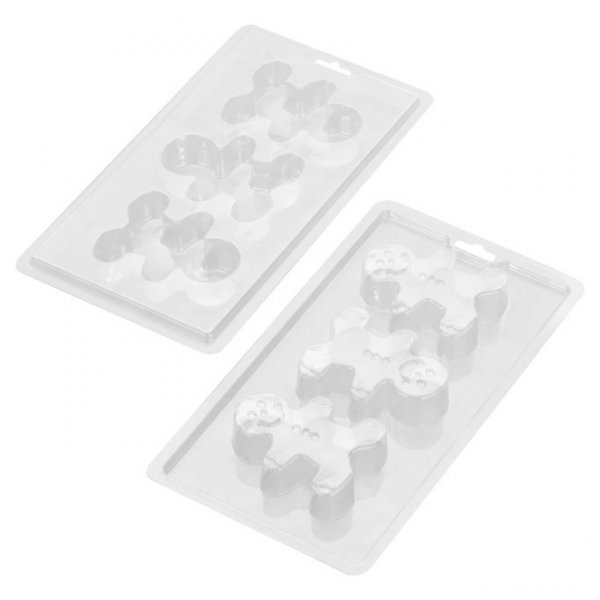 Wilton Candy Mold - Pepparkaksgubbar