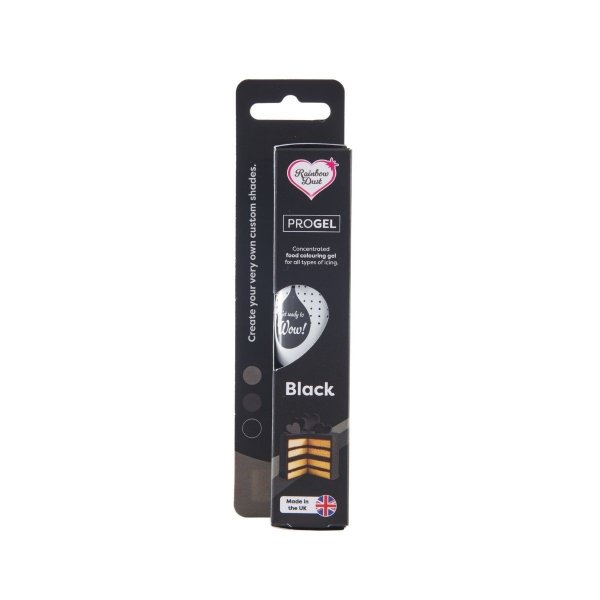 Rainbow Dust Pastaf�rg Svart Progel 25g