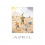Vykort April Elsa Beskow