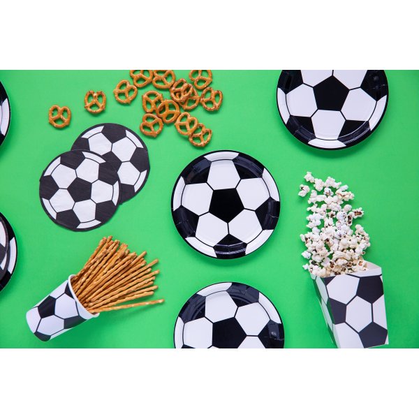Desserttallrikar - Football Party - 6-pack Desserttallrikar - Football Party - 6-pack