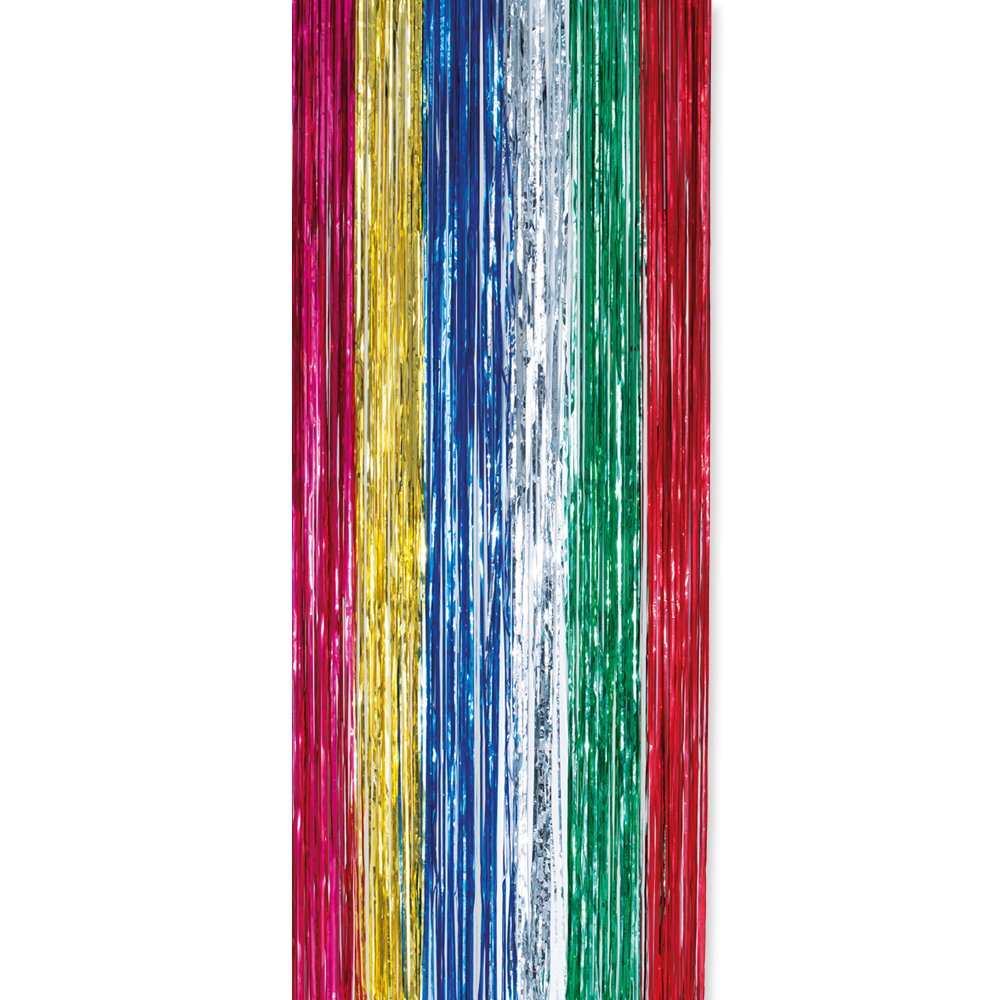 Partydraperi - Flerfärgad - 100x240cm - Draperier, Hängande dekorationer