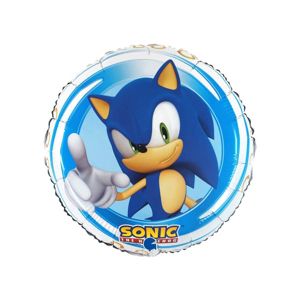 Folieballong - Sonic - 46 cm Folieballong - Sonic - 46 cm