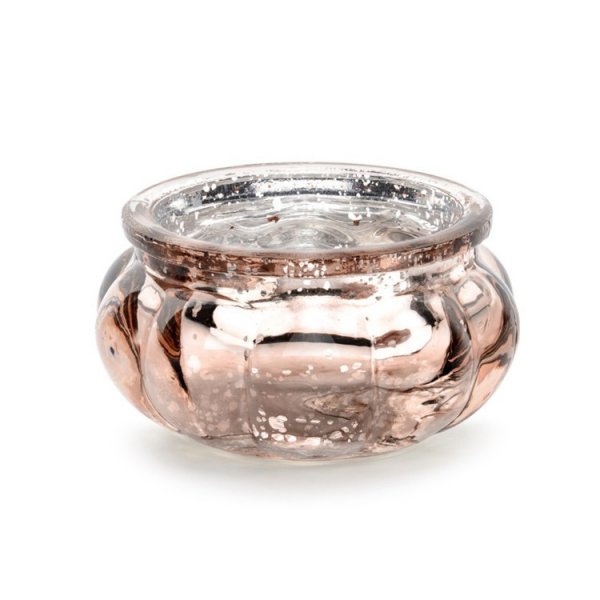 Ljuslykta Ros�guld av Glas