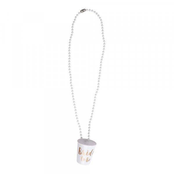 Halsband med Shotglas - Bride to Be