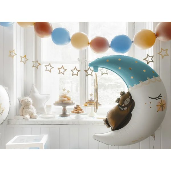 Folieballong - Teddybjrn p mne - Bl