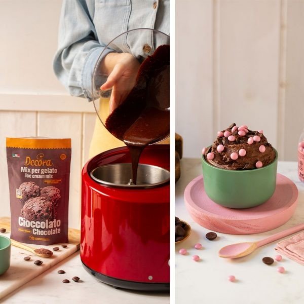 Glassmix - Italiensk Gelato - Dark chocolate - 250 g Glassmix - Italiensk Gelato - Dark chocolate - 250 g