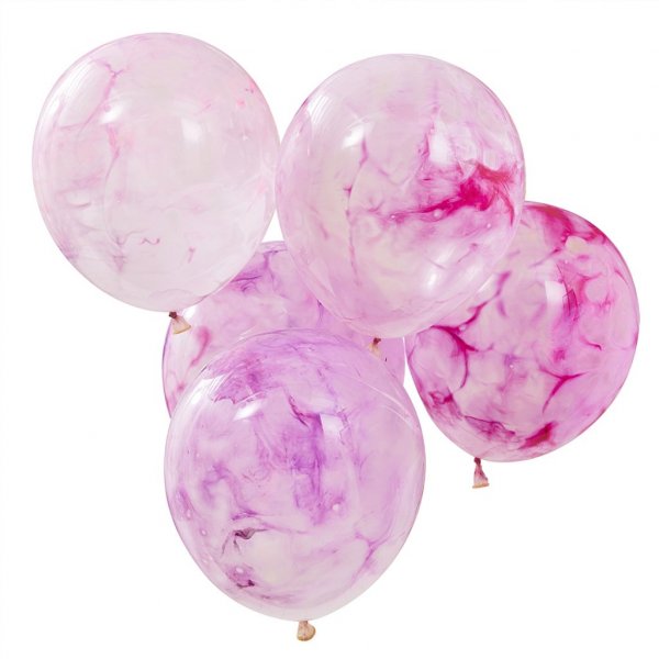 Ballonger - Watercolor - Rosa - 5-pack Ballonger - Watercolor - Rosa - 5-pack