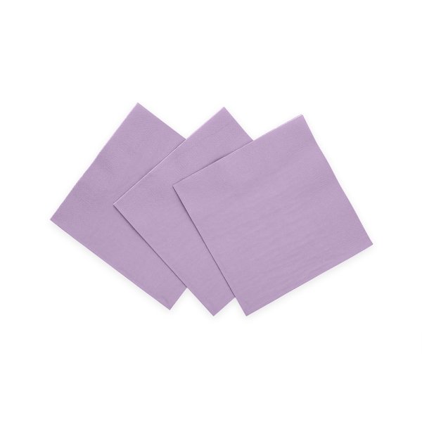 Sm� Servetter - Lavendel - 24x24 cm - 20-pack