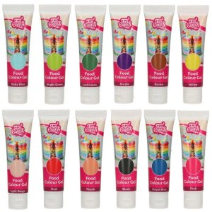 FunCakes Pastafärger Gel 12-pack 12 x 30g FunCakes Pastafärger Gel 12-pack 12 x 30g