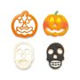 Utstickare - Pumpa & d�dskalle - Halloween