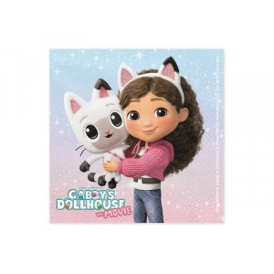 Servetter - Gabby's Dollhouse - The Movie - 20-pack - 33 x 33 cm Servetter - Gabby's Dollhouse - The Movie - 20-pack - 33 x 33 cm