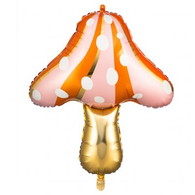 Folieballong - Mushroom - Guld