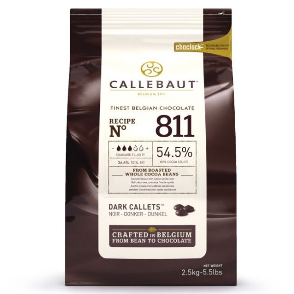 Choklad M�rk - 811 Callebaut - 2,5 kg