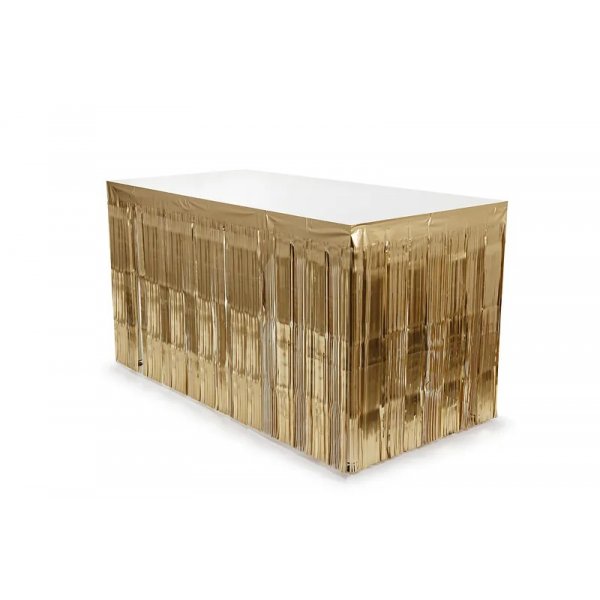 Bordskjol - Metallic Gold - 300 x 80 cm