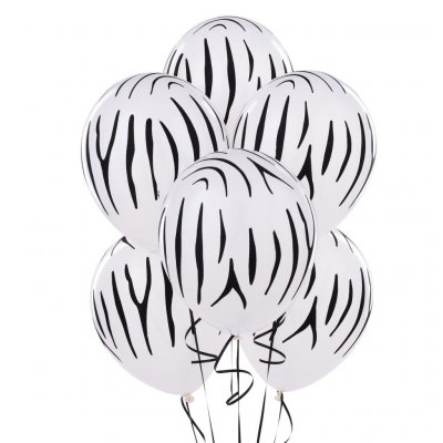 Ballonger - Zebra - 5-pack