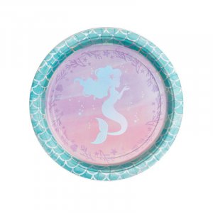 Papptallrikar - Mermaid Shine - 8-pack Papptallrikar - Mermaid Shine - 8-pack