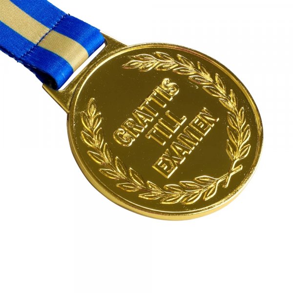Medalj - Grattis till examen - Metall