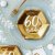 Desserttallrikar - 60th Birthday - Vit/Guld - 6-pack