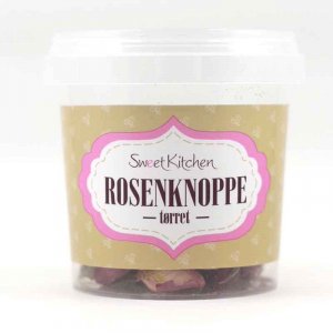 �tbara �kta blommor - Rosenknoppar - SweetKitchen - 10g
