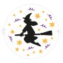 Schablon - H�xa - 25 - cm - Halloween