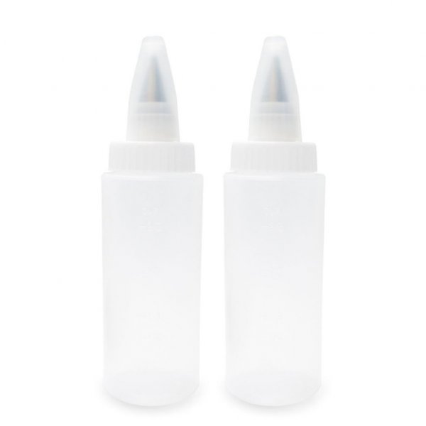Sqeeze Bottles med tyllar - 2-pack - ScrapCooking