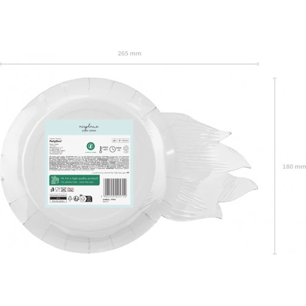 Papptallrikar - Racing - 6-pack