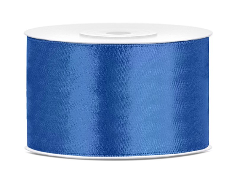 Satinband - Royal Blue (Bredd: 38 mm) - 25 meter - Satinband, Band & Snören till bröllop