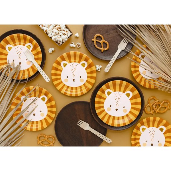 Desserttallrikar - Lejon - 6-pack Desserttallrikar - Lejon - 6-pack