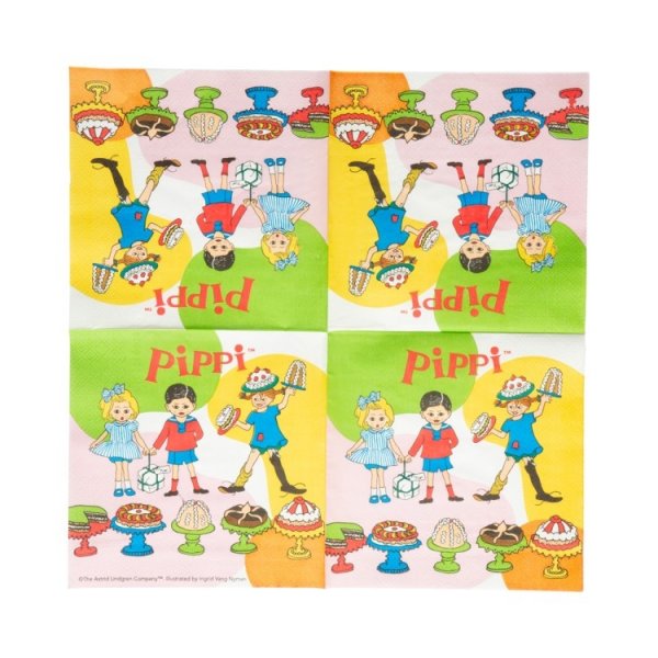 Pippi L�ngstrump Servetter