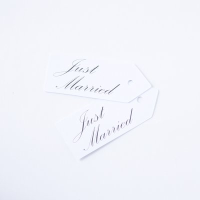 Sm tags - Just married - 10-pack
