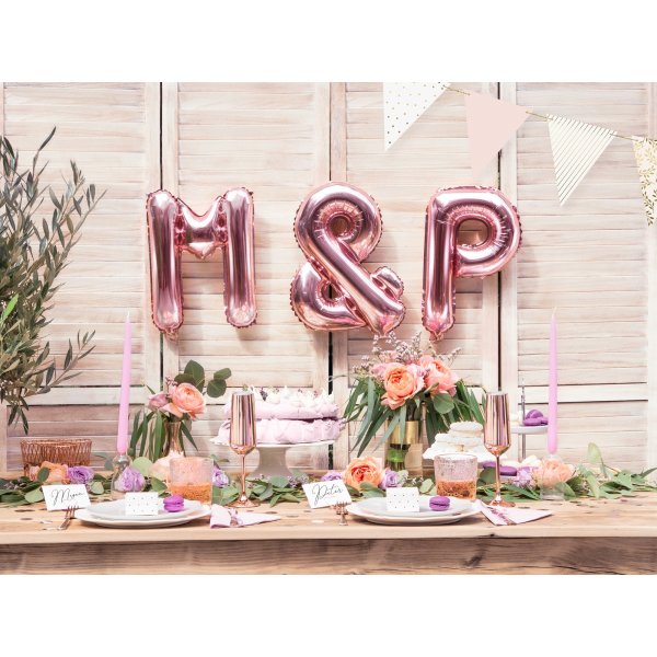 Vimpel - Mix - Rosa/Guldmetallic