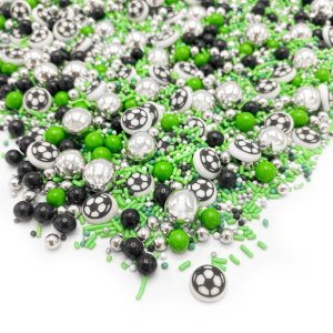 Happy Sprinkles Strössel Fotboll (Football Champion) Stor burk 180g Happy Sprinkles Strössel Fotboll (Football Champion) Stor burk 180g