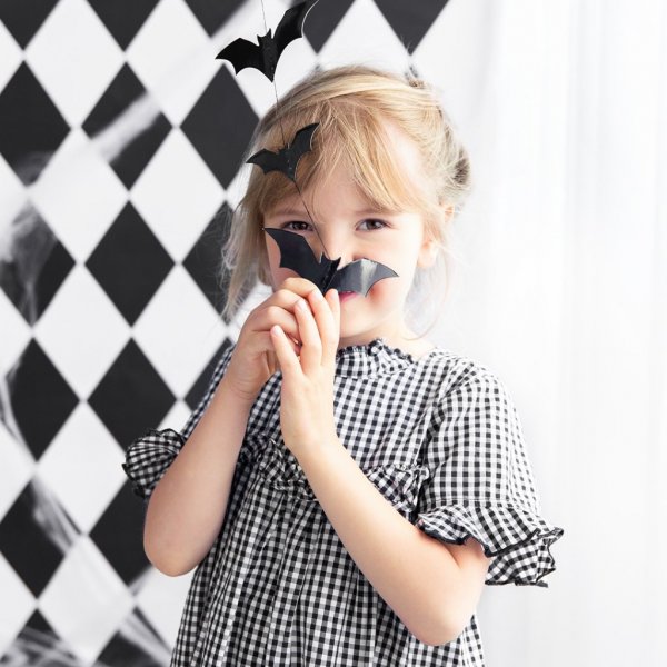 Girlang - Fladdermss - Svart