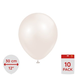 Ballonger enf�rgade - Premium 30 cm - Aura Beige Cream - 10-pack