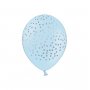 Ljusbl� Ballonger med Silver
